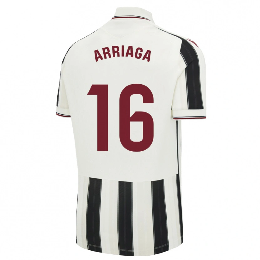 Danxen Niño Camiseta Kervin Arriaga #16 Negro Blanco Rojo 2ª Equipación 2026/27 La Camisa México
