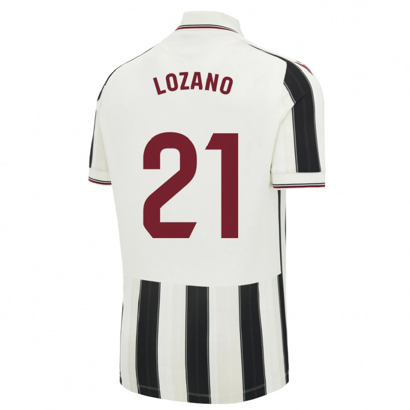Danxen Niño Camiseta Sergio Lozano #21 Negro Blanco Rojo 2ª Equipación 2026/27 La Camisa México