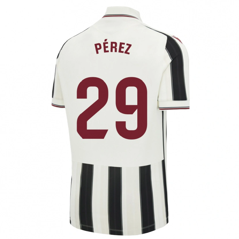 Danxen Niño Camiseta Nacho Pérez #29 Negro Blanco Rojo 2ª Equipación 2026/27 La Camisa México