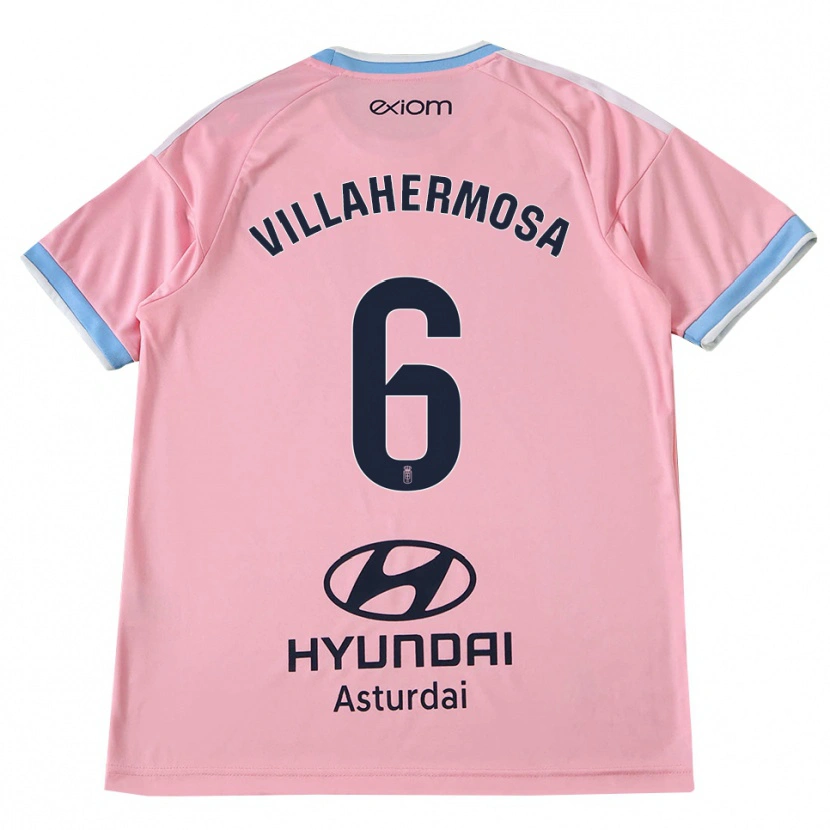 Danxen Niño Camiseta Dani Villahermosa #6 Azul Aciano Rosa 2ª Equipación 2026/27 La Camisa México