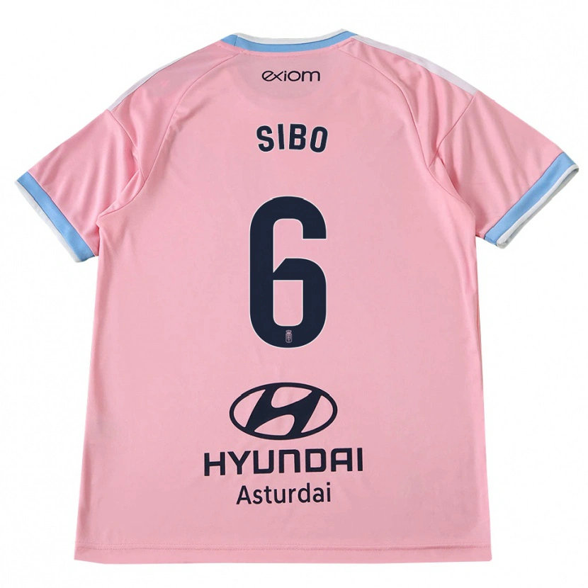 Danxen Niño Camiseta Kwasi Sibo #6 Azul Aciano Rosa 2ª Equipación 2026/27 La Camisa México