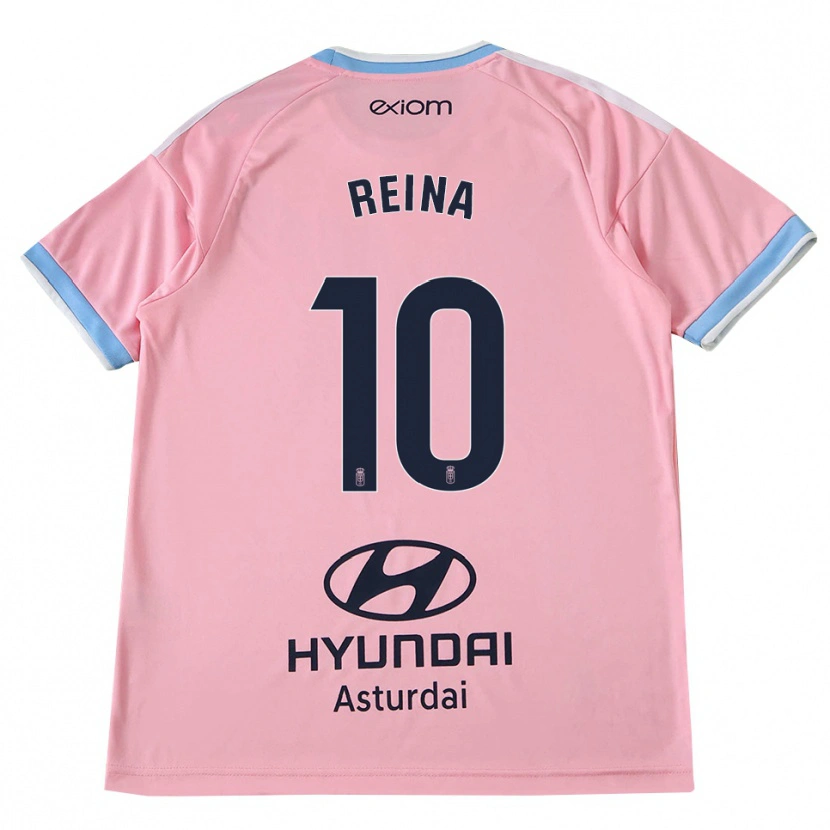 Danxen Niño Camiseta Alberto Reina #10 Azul Aciano Rosa 2ª Equipación 2026/27 La Camisa México