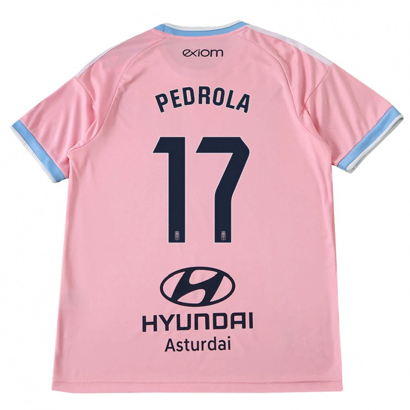 Danxen Niño Camiseta Estanis Pedrola #17 Azul Aciano Rosa 2ª Equipación 2026/27 La Camisa México