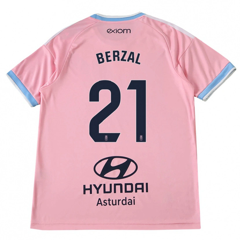 Danxen Niño Camiseta Guille Berzal #21 Azul Aciano Rosa 2ª Equipación 2026/27 La Camisa México