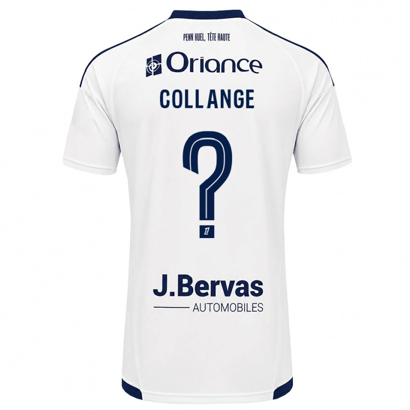Danxen Niño Camiseta Malorie Collange #0 Azul Marino Blanco 2ª Equipación 2026/27 La Camisa México
