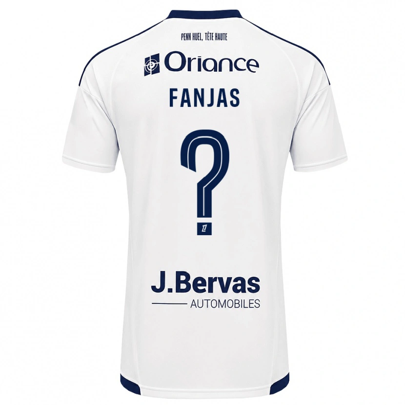 Danxen Niño Camiseta Emilie Fanjas #0 Azul Marino Blanco 2ª Equipación 2026/27 La Camisa México