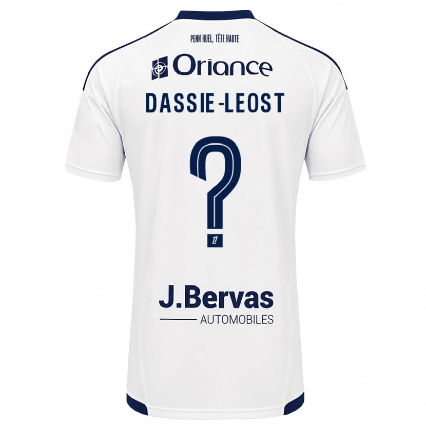 Danxen Niño Camiseta Leila Dassie-Leost #0 Azul Marino Blanco 2ª Equipación 2026/27 La Camisa México