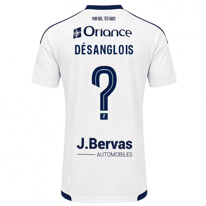 Danxen Niño Camiseta Alice Désanglois #0 Azul Marino Blanco 2ª Equipación 2026/27 La Camisa México