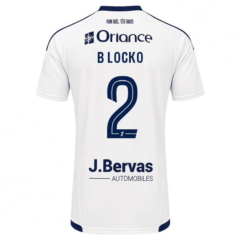 Danxen Niño Camiseta Bradley Locko #2 Azul Marino Blanco 2ª Equipación 2026/27 La Camisa México