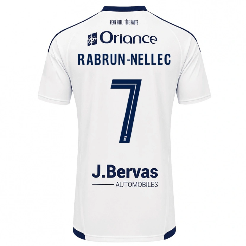 Danxen Niño Camiseta Yannis Rabrun-Nellec #7 Azul Marino Blanco 2ª Equipación 2026/27 La Camisa México