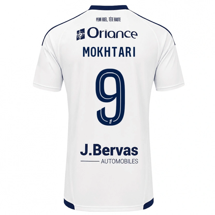 Danxen Niño Camiseta Noa Mokhtari #9 Azul Marino Blanco 2ª Equipación 2026/27 La Camisa México