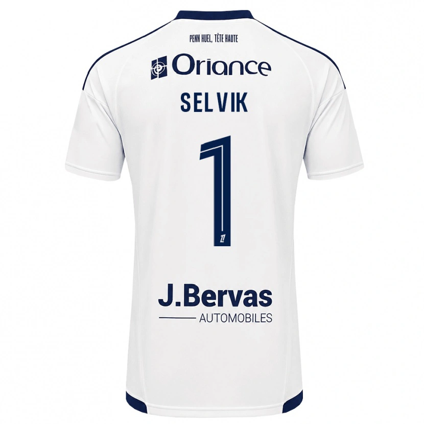 Danxen Niño Camiseta Egil Selvik #1 Azul Marino Blanco 2ª Equipación 2026/27 La Camisa México