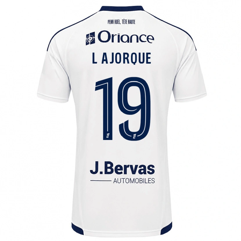 Danxen Niño Camiseta Ludovic Ajorque #19 Azul Marino Blanco 2ª Equipación 2026/27 La Camisa México