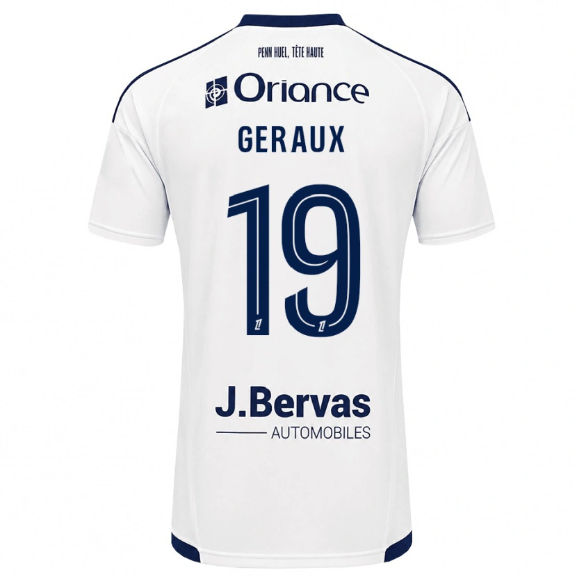 Danxen Niño Camiseta Noan Geraux #19 Azul Marino Blanco 2ª Equipación 2026/27 La Camisa México