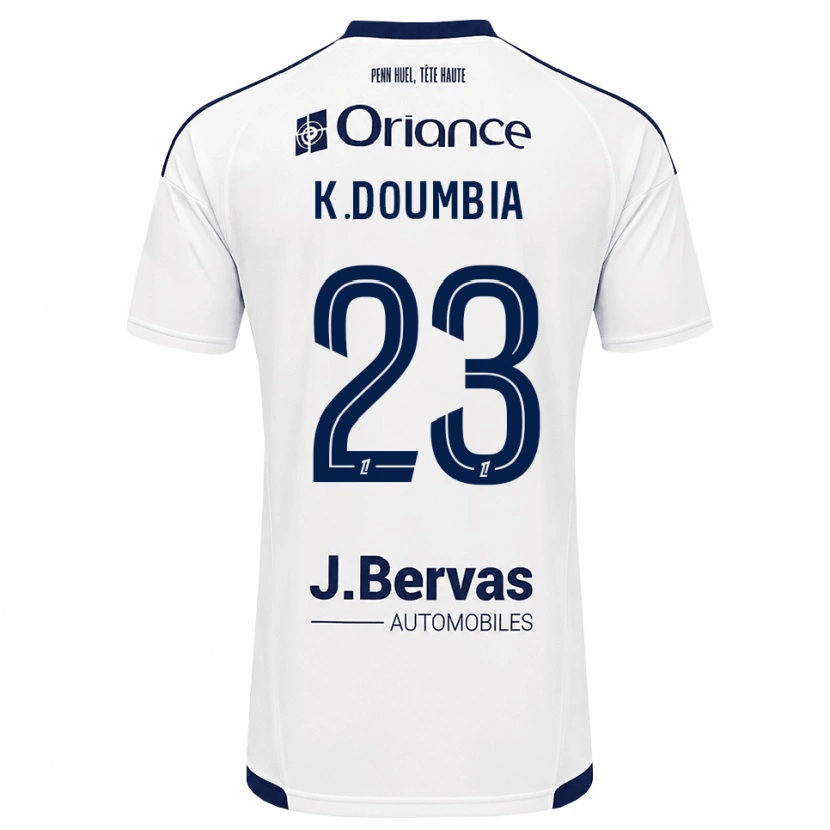 Danxen Niño Camiseta Kamory Doumbia #23 Azul Marino Blanco 2ª Equipación 2026/27 La Camisa México