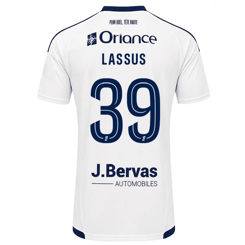 Danxen Niño Camiseta Axel Lassus #39 Azul Marino Blanco 2ª Equipación 2026/27 La Camisa México