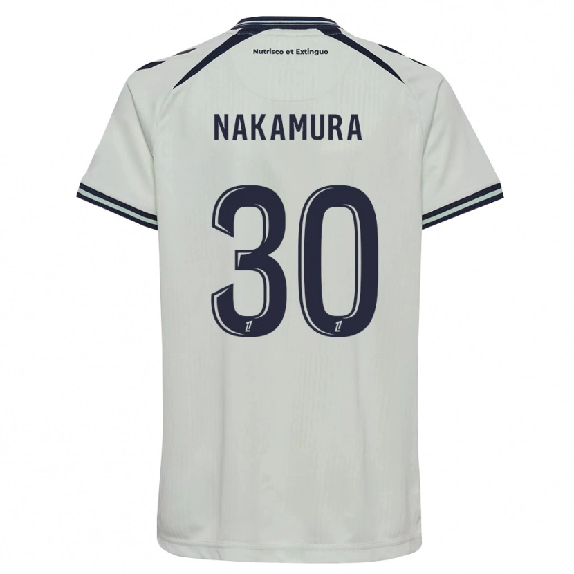 Danxen Niño Camiseta Sota Nakamura #30 Azul Medianoche Blanco 2ª Equipación 2026/27 La Camisa México