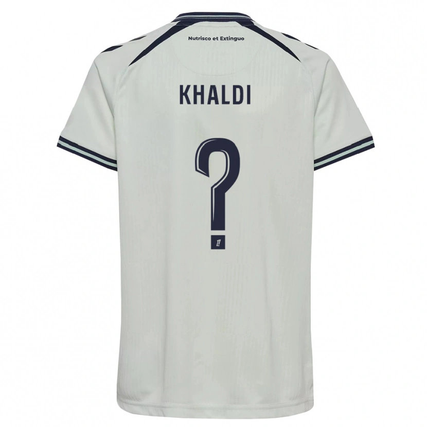 Danxen Niño Camiseta Alim Khaldi #0 Azul Medianoche Blanco 2ª Equipación 2026/27 La Camisa México