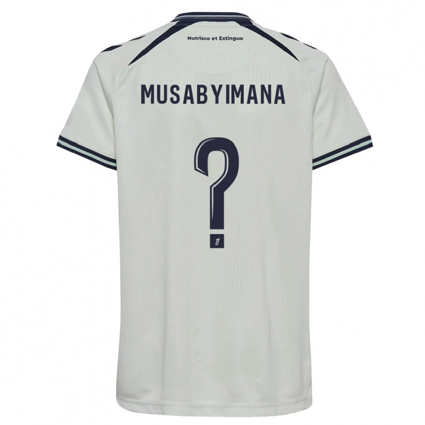 Danxen Niño Camiseta Thierry Musabyimana #0 Azul Medianoche Blanco 2ª Equipación 2026/27 La Camisa México