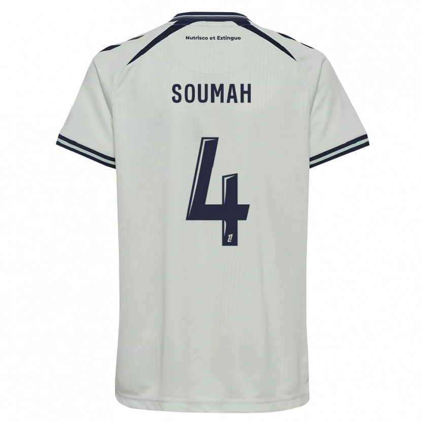 Danxen Niño Camiseta Mohamed Soumah #4 Azul Medianoche Blanco 2ª Equipación 2026/27 La Camisa México