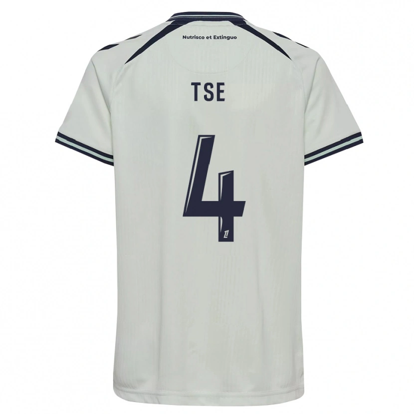 Danxen Niño Camiseta Élisabeth Tsé #4 Azul Medianoche Blanco 2ª Equipación 2026/27 La Camisa México