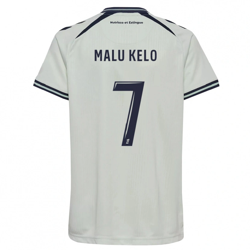 Danxen Niño Camiseta Yohann Malu Kelo #7 Azul Medianoche Blanco 2ª Equipación 2026/27 La Camisa México