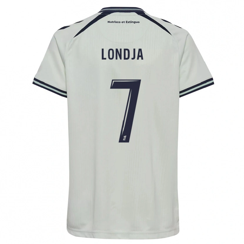 Danxen Niño Camiseta Ruben Londja #7 Azul Medianoche Blanco 2ª Equipación 2026/27 La Camisa México