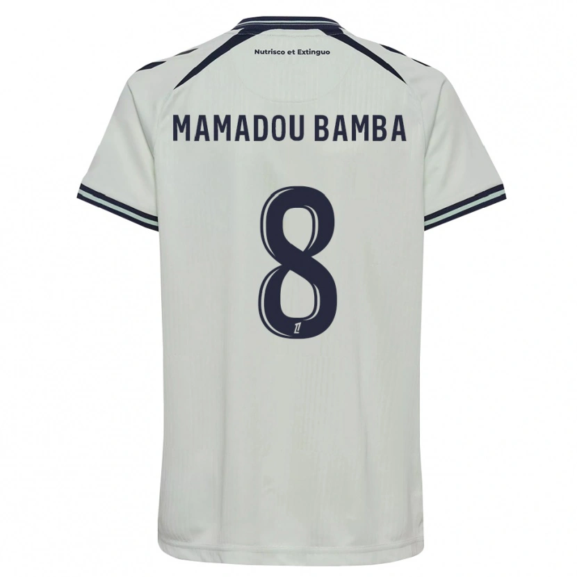 Danxen Niño Camiseta Ben Mamadou Bamba #8 Azul Medianoche Blanco 2ª Equipación 2026/27 La Camisa México