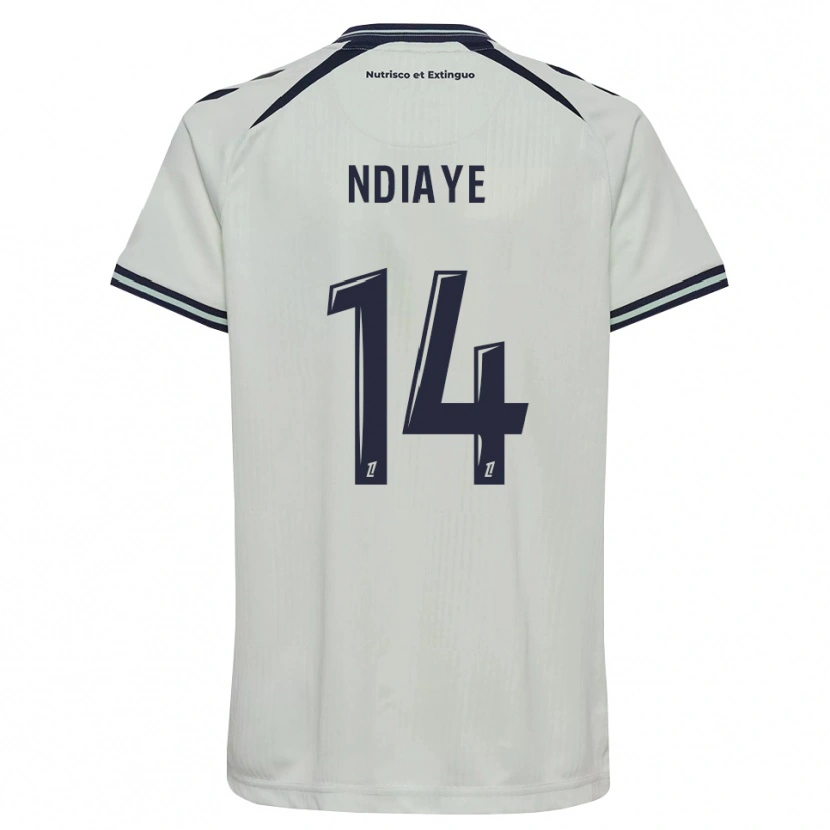 Danxen Niño Camiseta Rassoul Ndiaye #14 Azul Medianoche Blanco 2ª Equipación 2026/27 La Camisa México
