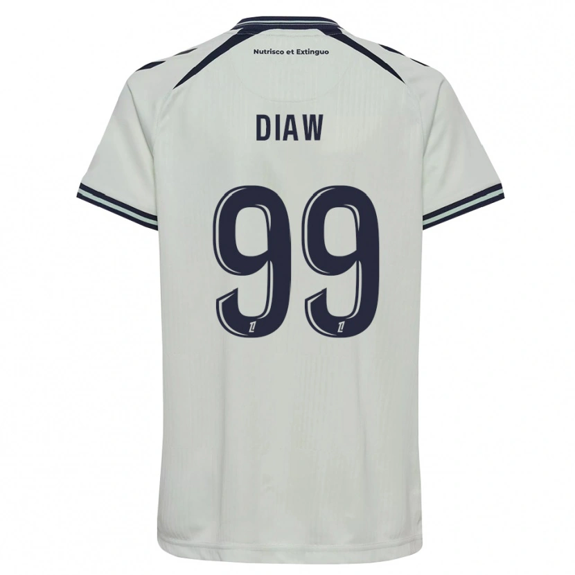 Danxen Niño Camiseta Mory Diaw #99 Azul Medianoche Blanco 2ª Equipación 2026/27 La Camisa México