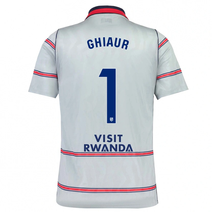 Danxen Niño Camiseta Octavian Ghiaur #1 Gris Rojo Azul Marino Equipación Tercera 2026/27 La Camisa México