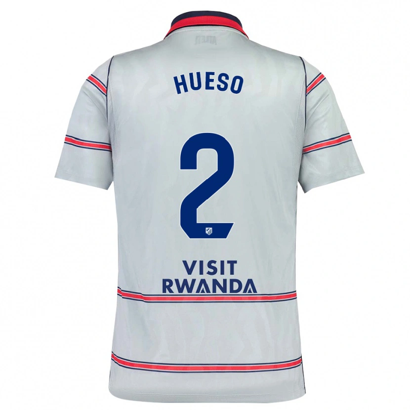 Danxen Niño Camiseta Romeo Hueso #2 Gris Rojo Azul Marino Equipación Tercera 2026/27 La Camisa México