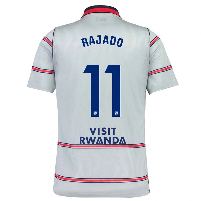 Danxen Niño Camiseta Jorge Rajado #11 Gris Rojo Azul Marino Equipación Tercera 2026/27 La Camisa México