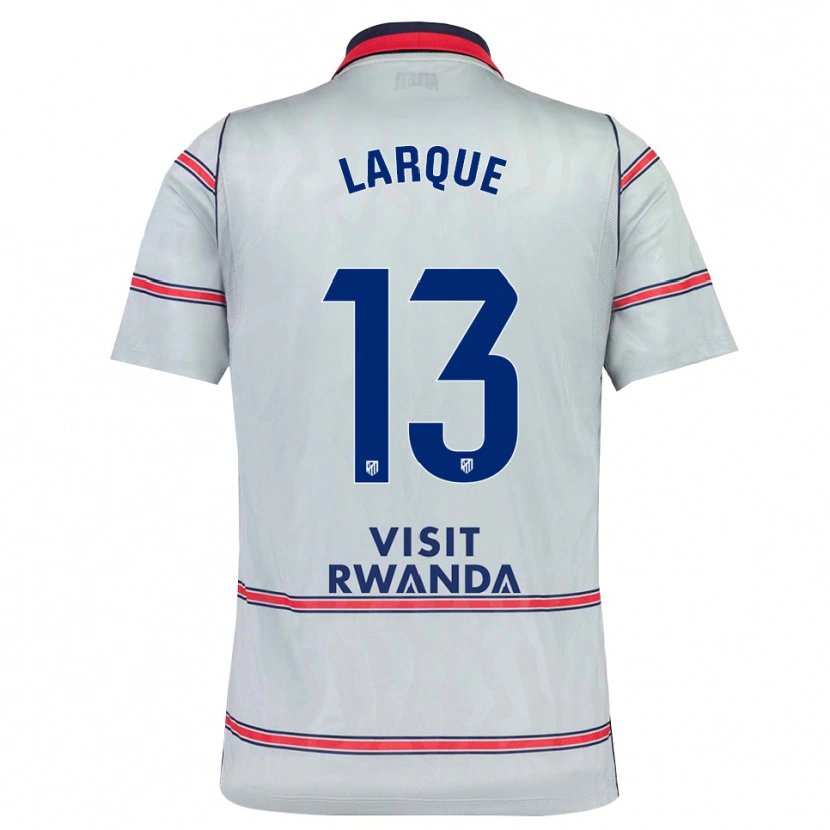 Danxen Niño Camiseta Patricia Larqué #13 Gris Rojo Azul Marino Equipación Tercera 2026/27 La Camisa México