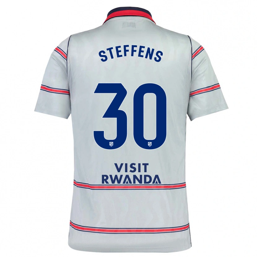Danxen Niño Camiseta Serva #30 Gris Rojo Azul Marino Equipación Tercera 2026/27 La Camisa México