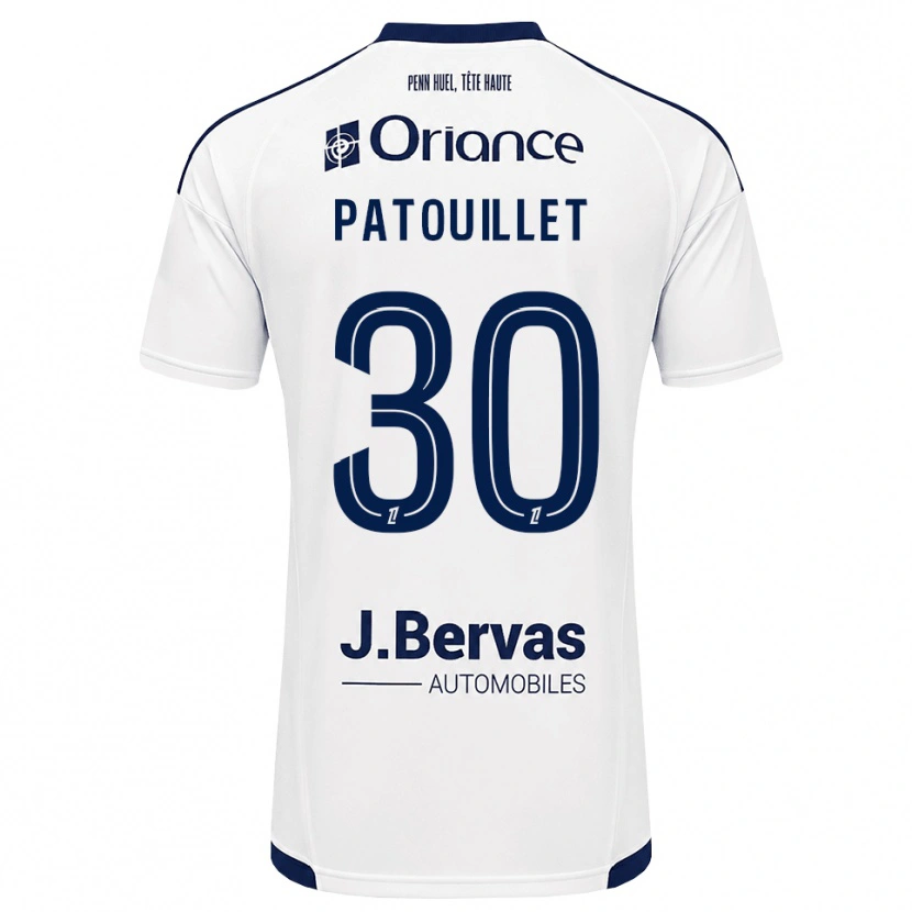 Danxen Niño Camiseta Mathieu Patouillet #30 Azul Marino Blanco 2ª Equipación 2026/27 La Camisa México