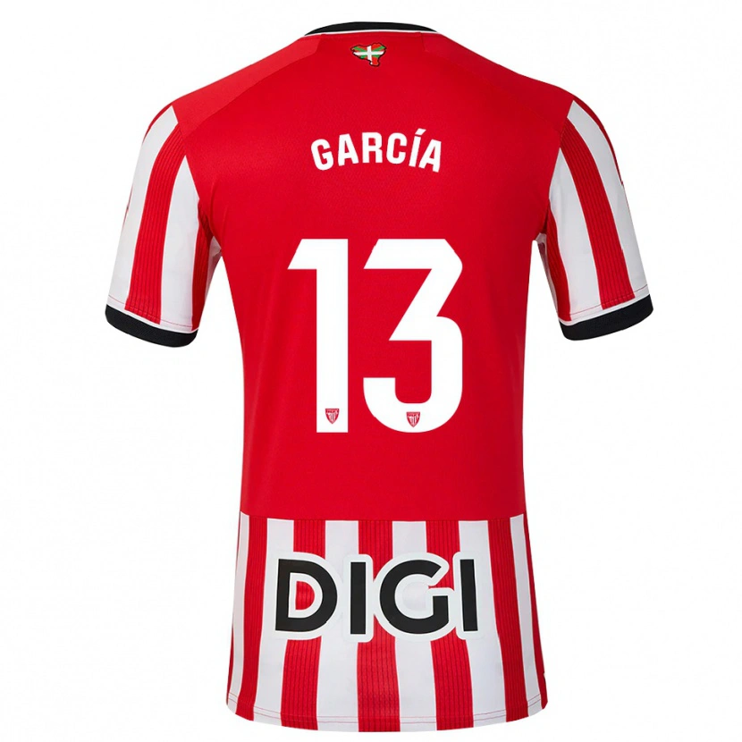 Danxen Hombre Camiseta Simón García #13 Rojo Negro Blanco 1ª Equipación 2026/27 La Camisa México