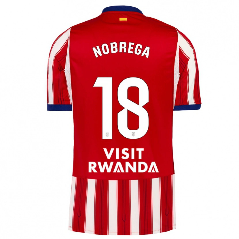 Danxen Hombre Camiseta Abraham Nobrega #18 Azul Real Rojo Blanco 1ª Equipación 2026/27 La Camisa México