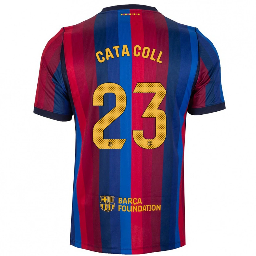 Danxen Hombre Camiseta Cata Coll #23 Azul Real Rojo Amarillo 1ª Equipación 2026/27 La Camisa México