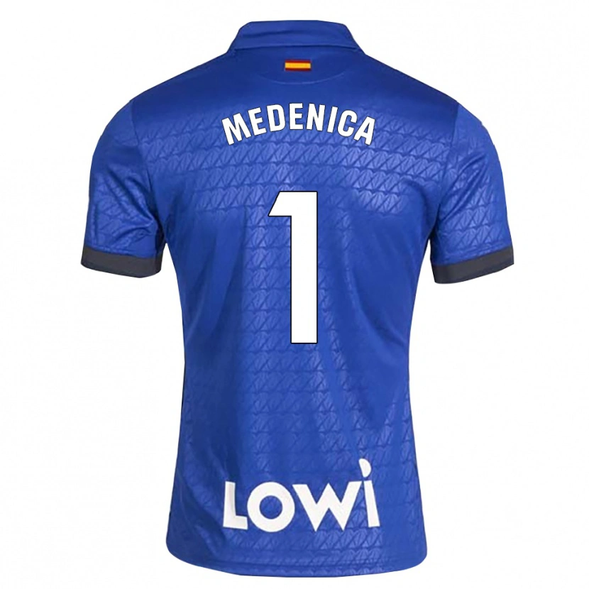 Danxen Hombre Camiseta Djordjije Medenica #1 Azul Blanco Negro 1ª Equipación 2026/27 La Camisa México