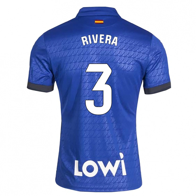Danxen Hombre Camiseta Gorka Rivera #3 Azul Blanco Negro 1ª Equipación 2026/27 La Camisa México