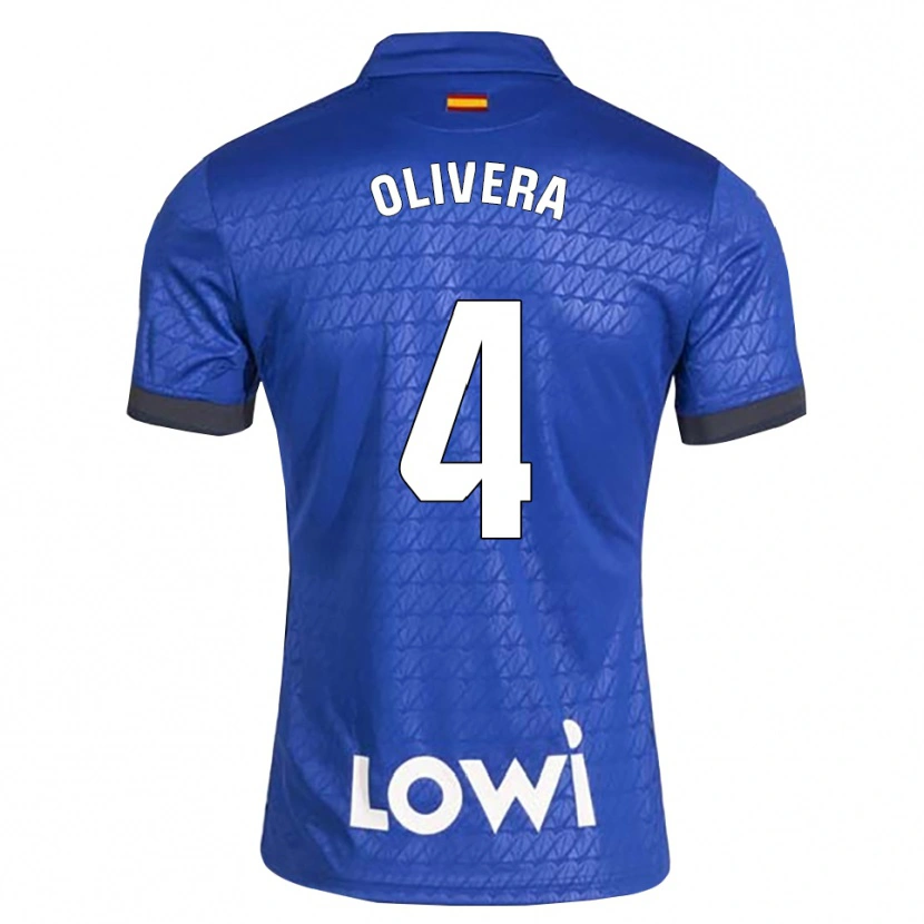 Danxen Hombre Camiseta Ian Olivera #4 Azul Blanco Negro 1ª Equipación 2026/27 La Camisa México
