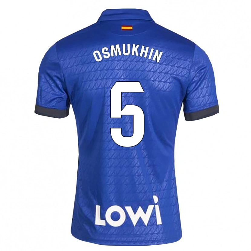 Danxen Hombre Camiseta Zakhar Osmukhin #5 Azul Blanco Negro 1ª Equipación 2026/27 La Camisa México