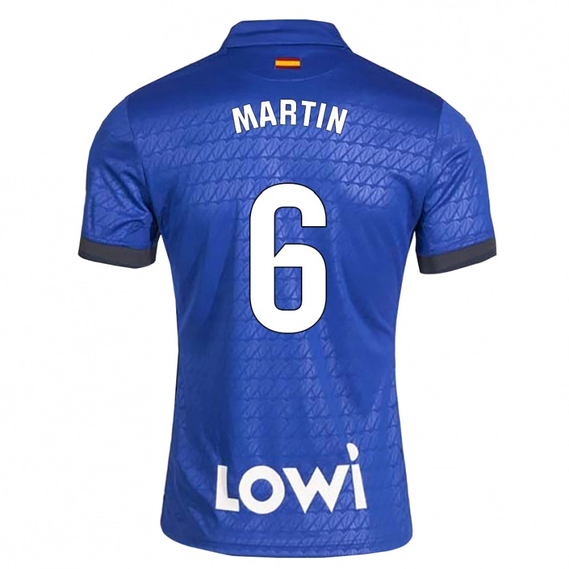 Danxen Hombre Camiseta Mario Martín #6 Azul Blanco Negro 1ª Equipación 2026/27 La Camisa México