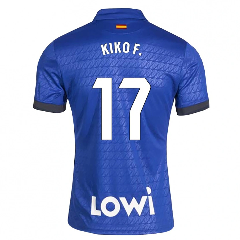Danxen Hombre Camiseta Kiko Femenía #17 Azul Blanco Negro 1ª Equipación 2026/27 La Camisa México