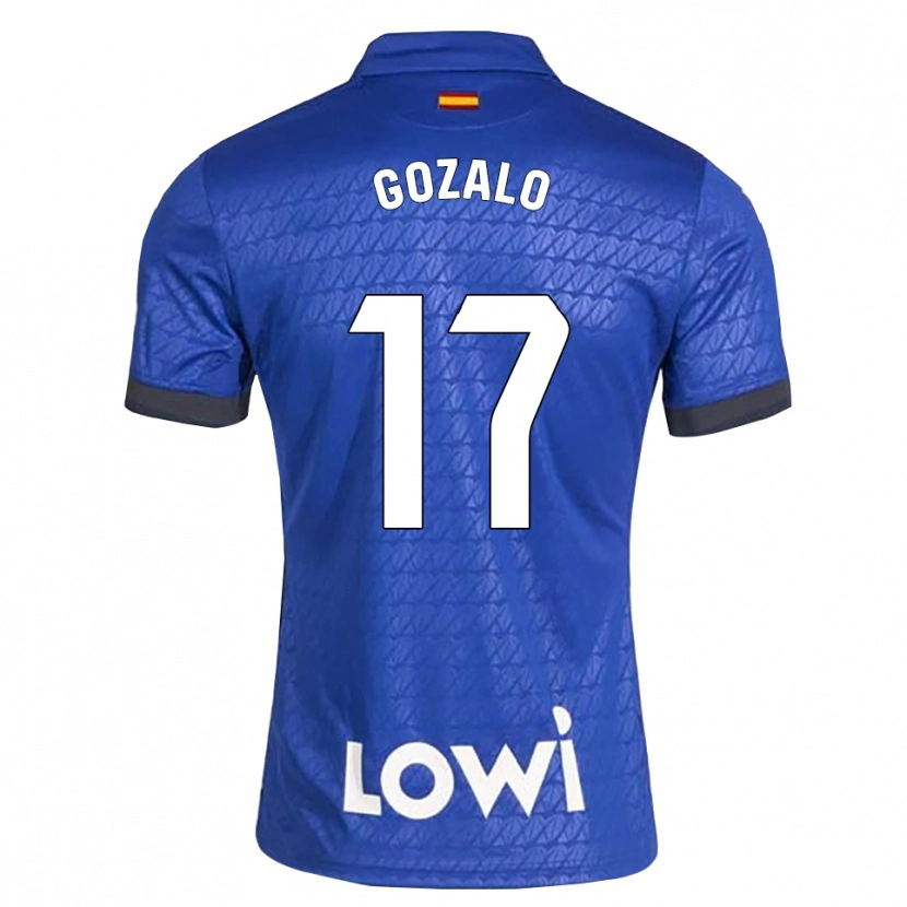 Danxen Hombre Camiseta Marcos Gozalo #17 Azul Blanco Negro 1ª Equipación 2026/27 La Camisa México