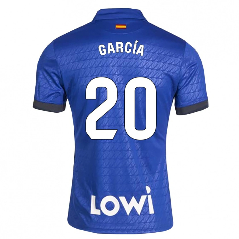 Danxen Hombre Camiseta Álex García #20 Azul Blanco Negro 1ª Equipación 2026/27 La Camisa México