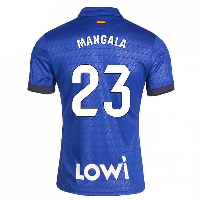 Danxen Hombre Camiseta Orel Mangala #23 Azul Blanco Negro 1ª Equipación 2026/27 La Camisa México