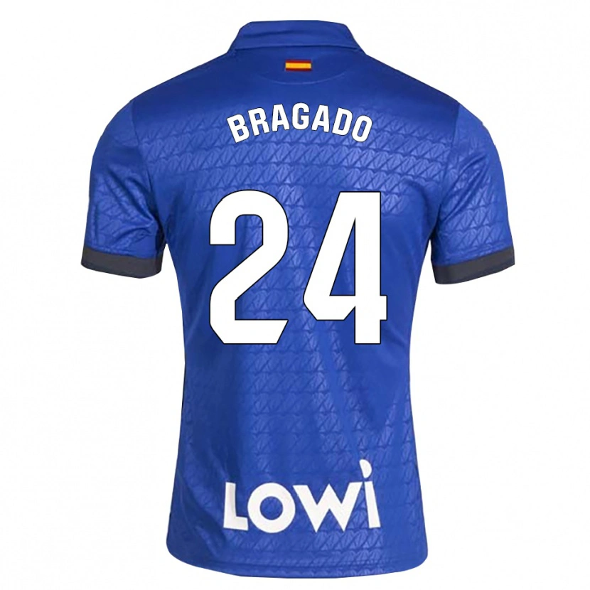 Danxen Hombre Camiseta Alonso Bragado #24 Azul Blanco Negro 1ª Equipación 2026/27 La Camisa México