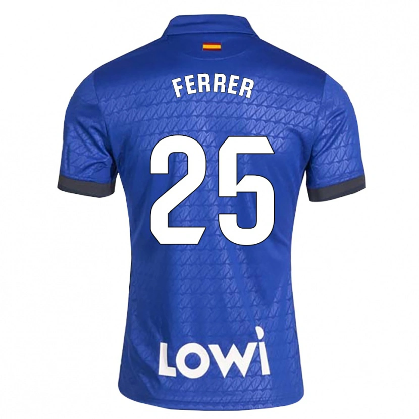 Danxen Hombre Camiseta Diego Ferrer #25 Azul Blanco Negro 1ª Equipación 2026/27 La Camisa México